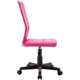  Uredska stolica ružičasta 44 x 52 x 100 cm od mrežaste tkanine | shoptok.hr