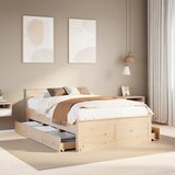  Okvir kreveta bez madraca 135 x 190 cm od masivne borovine | shoptok.hr