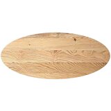vidaXL Mizna plošča 140x60x4 cm trdna hrastovina ovalna | Shoptok.si