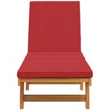  Ležaljka Smeđa 199 x 63 x 85 cm Čvrsto drvo akacije | Eponuda.com