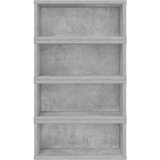 Stalak za CD-ove 4 kom. Betonska siva 40 x 17 x 17 cm | shoptok.hr