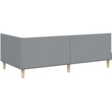  Kotni okvir postelje z matrico Drugo 2 pcs Svetlo siva blago, (5000123361) | Shoptok.si