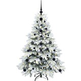 vidaXL Umestno božično drevo med 150 LED Zelena 120 cm PE in PVC | Shoptok.si