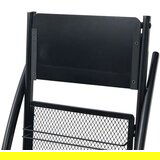vidaXL Stojalo za revije 40x32x131 cm črne barve A4 | Shoptok.si
