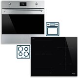 Smeg ugradbeni set ploča SI1M4644D + pećnica SFP6301TVX (SET 2) Cijene