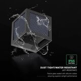  LED solarno zidno svetlo sa senzorom, LED/9W/3,7V, 3000/4000/6000K, IP65, 2600mAh, crna | Eponuda.com