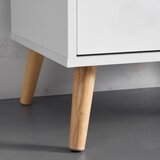 Bessagi Home omara s klasičnimi vrati ludo, bela | Shoptok.si