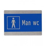 Master Naljepnica za WC muški metalna 1214320 Cijene