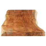 Stolna ploča 110x40x3,8 cm pravokutna od bagrema s živim rubom | shoptok.hr
