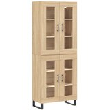  Visoka komoda hrasta sonome 69,5x34x180cm od konstruiranog drva | shoptok.hr
