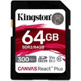 Kingston Spominska kartica SDXC Canvas React Plus 64 GB UHS‑II | Shoptok.si