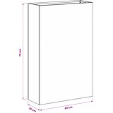  Vrtna saksija 2 kom. Srebrna 40 x 20 x 75 cm Nehrđajući čelik | shoptok.hr