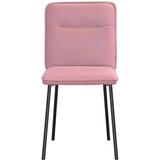  Jedilni stoli 4 kosi roza žamet, (21822190) | Shoptok.si