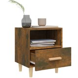  Noćni ormarići 2 kom boja dimljenog hrasta 40 x 35 x 47 cm | shoptok.hr