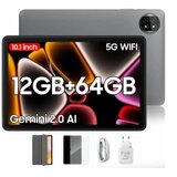 Blackview Tablet 10.1 Tab 20 Wifi 800x1280 HD+ IPS/4GB/64GB/5MP-8MP/Android 15/gray | ePonuda.com