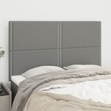  Uzglavlje tamno sivo 144x5x118/128 cm tkanina | shoptok.hr