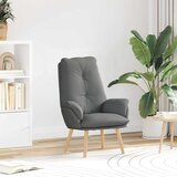  Fotelja Tamno siva 69 x 74 x 93 cm Tkanina i šperploča | shoptok.hr