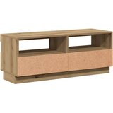 TV ormarić s LED svjetlima umjetnički hrast 100x35x40 cm | Eponuda.com