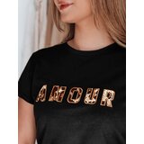 DStreet T-shirt damskie z haftem AMOROSA czarny | Shoptok.si