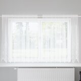 vidaXL Zavjese sa zavjesama Bijelo 200 x 140 cm Poliester | shoptok.hr