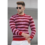 Madmext Red Men's Sweater 5189