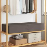  Kutija za spremanje 2 pcs Siva 90 x 48 x 15 cm Netkana tkanina | shoptok.hr