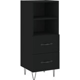 The Living Store Komoda črna 34,5x34x90 cm inženirski les - Komoda, (21503179) | Shoptok.si