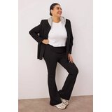 Trendyol Ženske pantalone Tbbss24Ar00033, Crne Cene