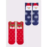 Yoclub Kids's Christmas 3Pack Socks SKA-X017U-AA00-0002