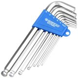 KING TONY Kralj Tony Set iz Allena 1130m - Hex z dolgimi 2,5 - 10 mm 7 elementi. V plastičnem ročaju, (21121966) | Shoptok.si