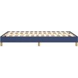  Okvir za krevet s oprugom plava 120x200 cm tkanina | Eponuda.com