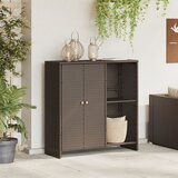 vidaXL Shranjevalna omara Rjava 100x36x102 cm Ratan, (22012177) | Shoptok.si