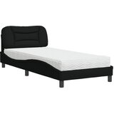  Krevet s madracem Hvar crni 90x190 cm od tkanine | shoptok.hr