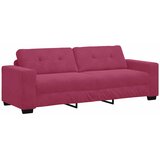  Set sofe 3 pcs Vjetrovita Crvena 221 x 80 x 80 cm Baršun | shoptok.hr