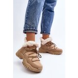 EVENTO Women's Beige Fur-lined Ankle Boots Cresandi | ePonuda.com