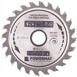  Karbidna lista pile za drvo 125x22.2 24z TDD-125x22.2x24Z | shoptok.hr