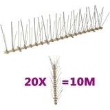  Set od 20 šiljaka protiv ptica i golubova u 5 redova 10 m | shoptok.hr