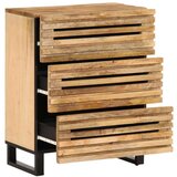  Komoda 2 kosa 60x34x75 cm trden robusten mangov les | Shoptok.si