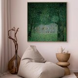  Slika - Gustav Klimt – Oberösterreichisches Bauernhaus 40x40 U prirodnom drvenom okviru | shoptok.hr