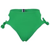 Trendyol Green Textured High Waist Bikini Bottom Cene