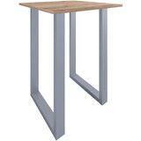 Mömax Barska Miza Xona, Barva Hrasta, Srebrna, 80x80cm Cene