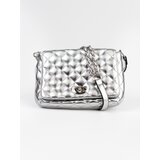 Shelvt Silver Small Quilted Women's Shelovet Handbag Cene