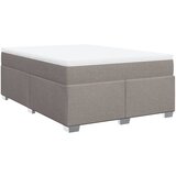 Maison Chic Box spring postelja - Vzmetna postelja z vzmetnico taupe 140x200 cm blago SL11750, (21882142) | Shoptok.si