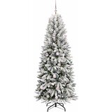 Umjetno božićno drvce Bijela 210 cm PVC, plastika, čelik i PE | shoptok.hr