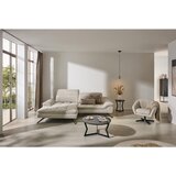 Hom`in SEDEŽNA GARNITURA, šenilja bež | Shoptok.si
