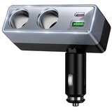  Auto punjač Hoco 1xUSB A + 1xUSB C + 2x priključak za upaljač PD QC3.0 max 240W/24V crni | Shoptok.si