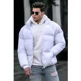 Madmext Winter Jacket - White - Puffer