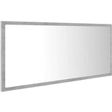 vidaXL LED kupaonsko ogledalo siva boja betona 100 x 8,5 x 37 cm drvo | shoptok.hr