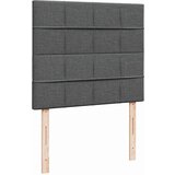 vidaXL Otomanski posteljni okvir z vzmetnico siv 120x200 cm blago | Shoptok.si
