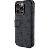 Guess maska bk pu leather 4G metal logo za iphone 15 pro 6.1 siva | Eponuda.com